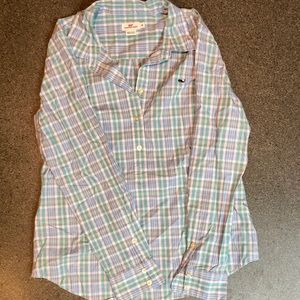 VV button down plaid
